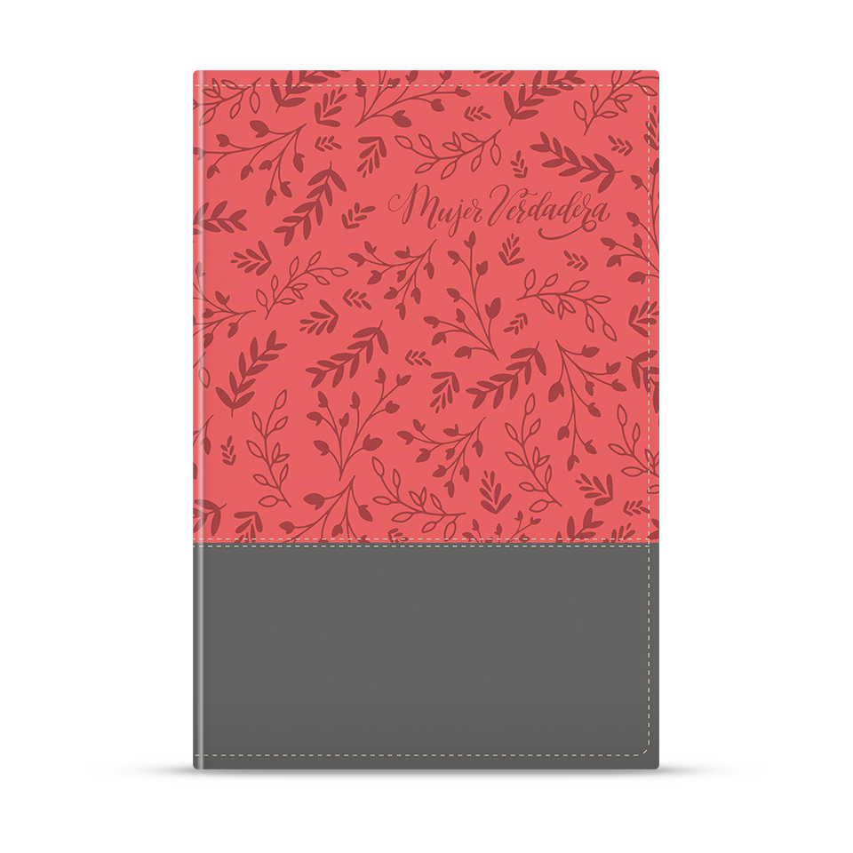 Biblia devocional Mujer Verdadera RVR60 - Duo-tono Coral