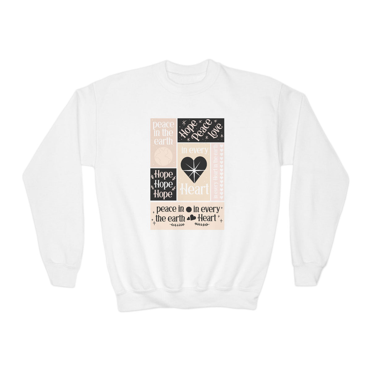 Youth Crewneck Sweatshirt Corazón