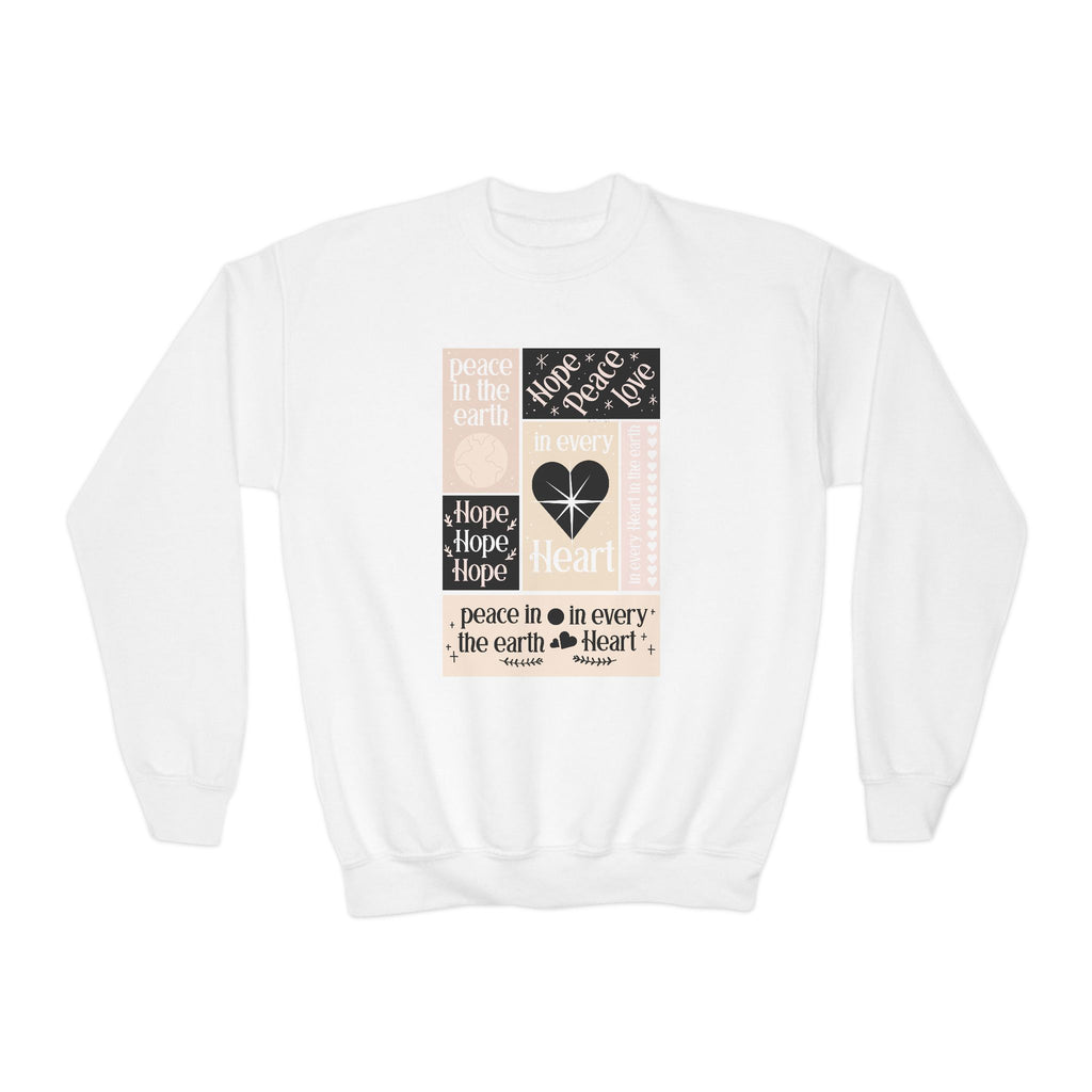 Youth Crewneck Sweatshirt Corazón