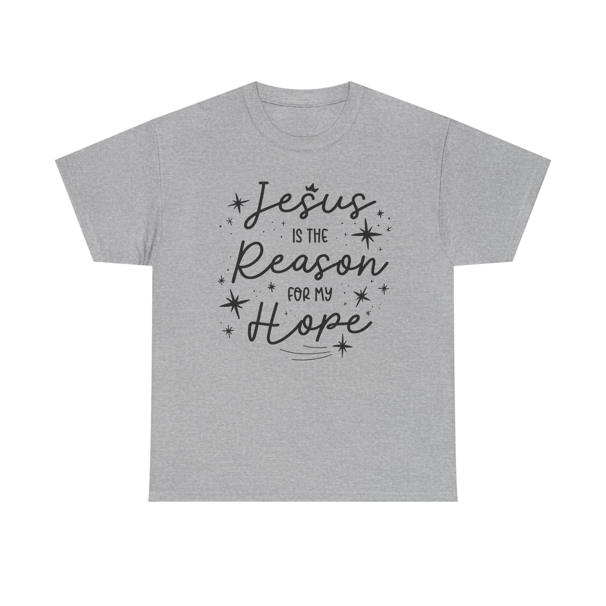 Unisex Heavy Cotton Tee Jesus Esperanza – ropa cristiana para niños – foto 3