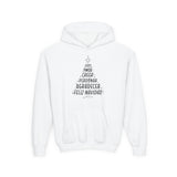 Youth Heavy Blend Hooded Sweatshirt Arbol Navidad