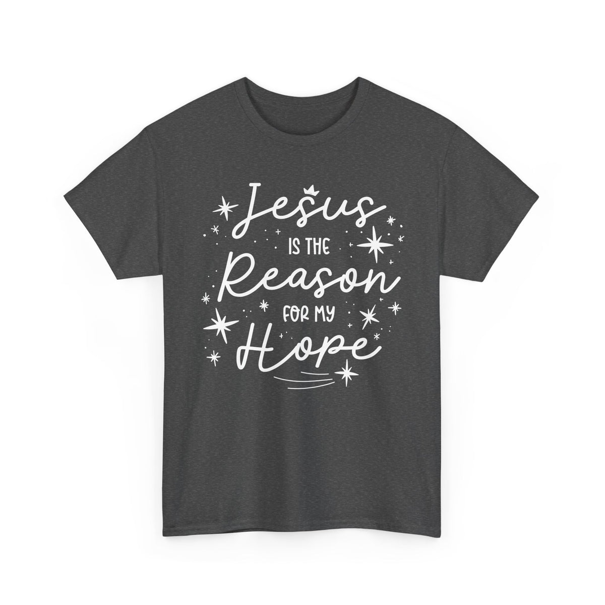 Unisex Heavy Cotton Tee Jesus Esperanza – ropa cristiana para niños – foto 15