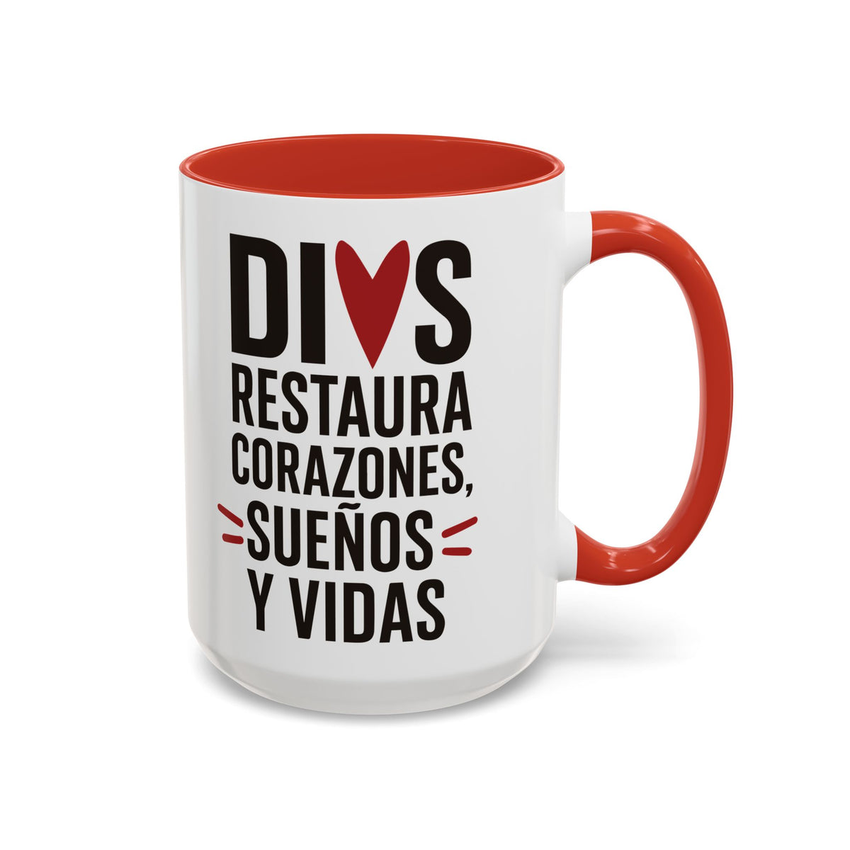 Taza Dios Restaura Corazones, Sueños y Vidas - El Dios que restaura – ropa cristiana para niños