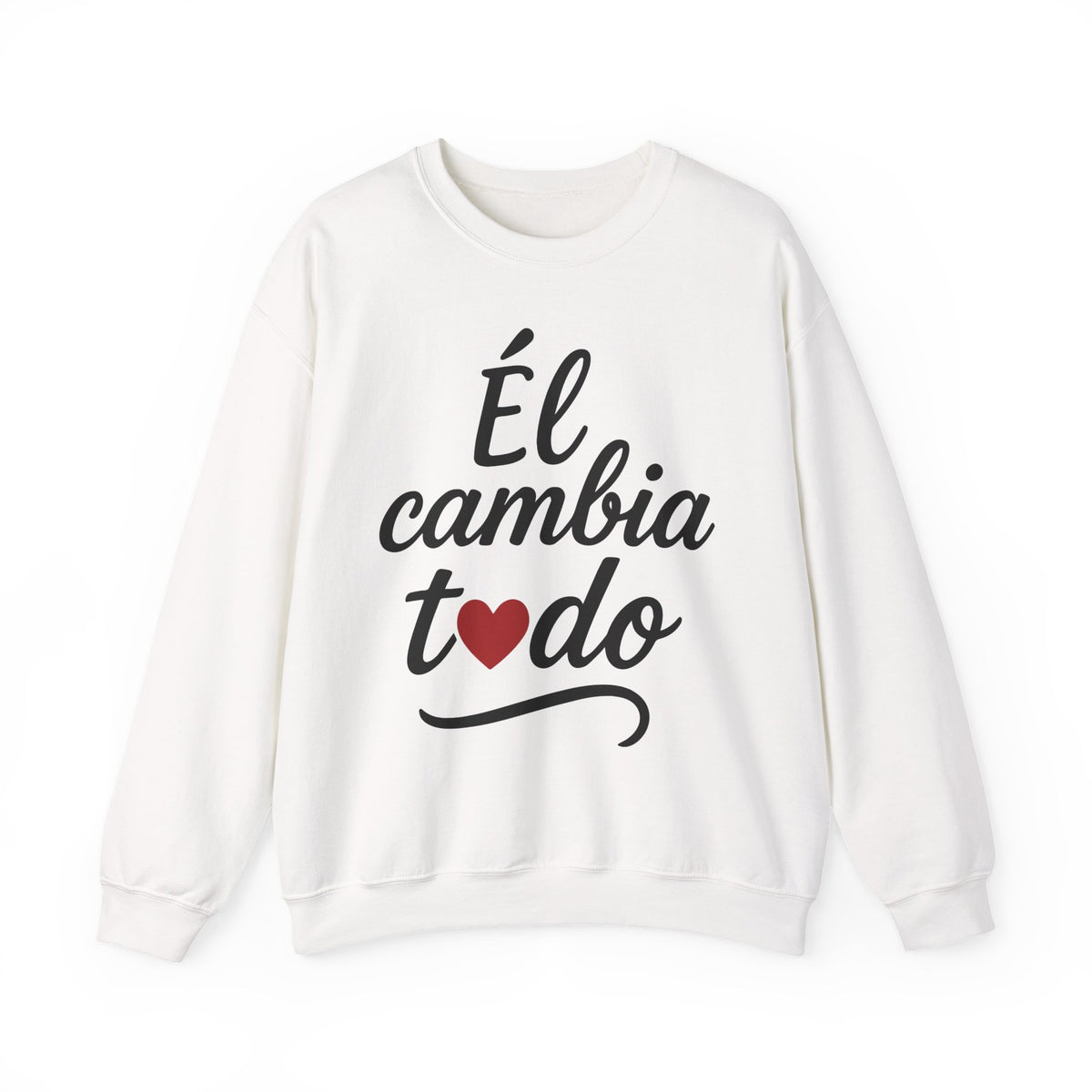 Sudadera Unisex Cuello Redondo - El Dios que restaura – ropa cristiana para niños