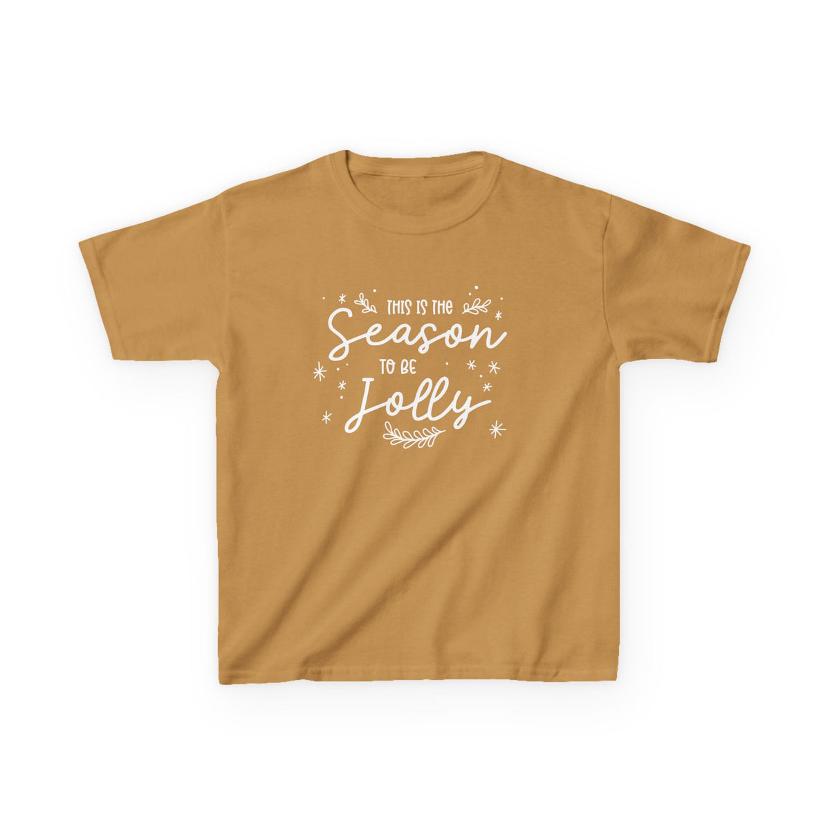 Kids Heavy Cotton™ Tee Temporada de Alegría