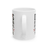 Ceramic Mug, (11oz, 15oz) Dios restaura