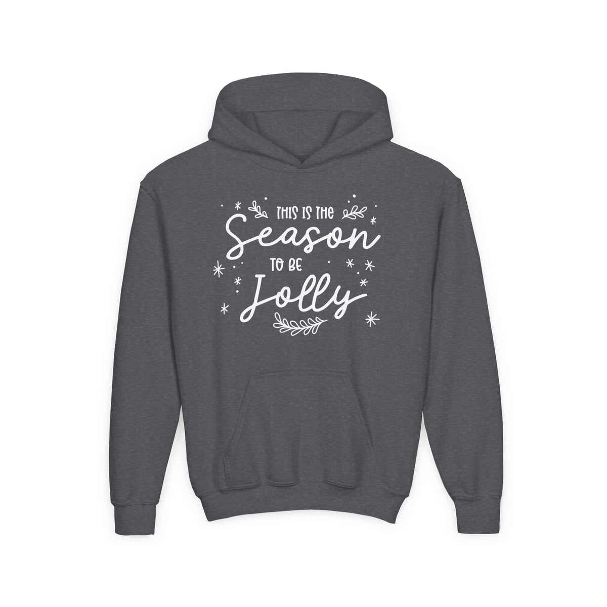 Youth Heavy Blend Hooded Sweatshirt Alegría – ropa cristiana para niños – foto 3
