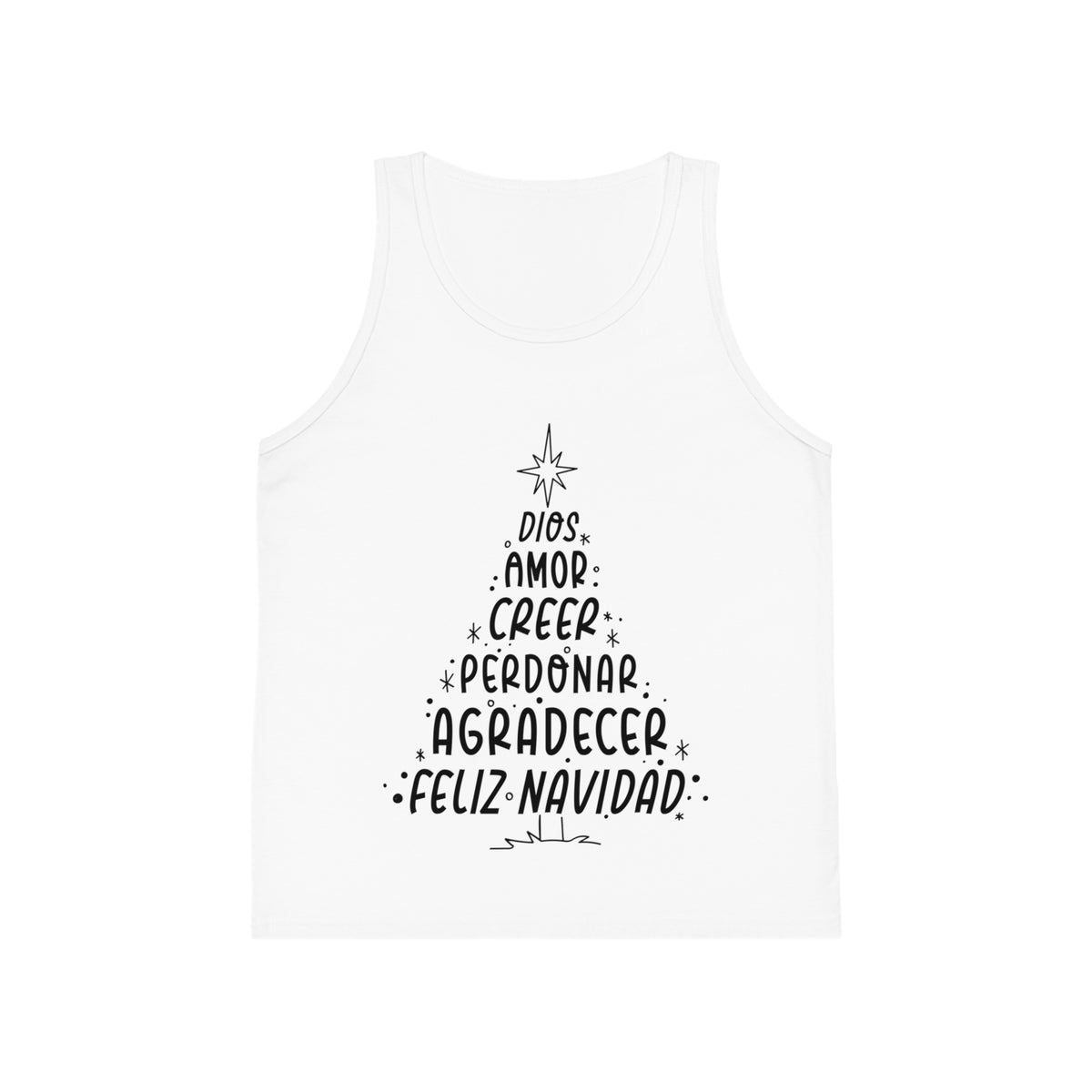 Kid's Jersey Tank Top Arbol Navidad – ropa cristiana para niños