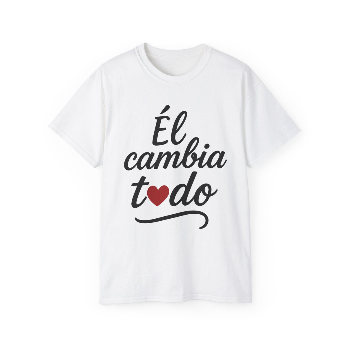 Camiseta unisex de algodón grueso - El Dios que restraura – ropa cristiana para niños