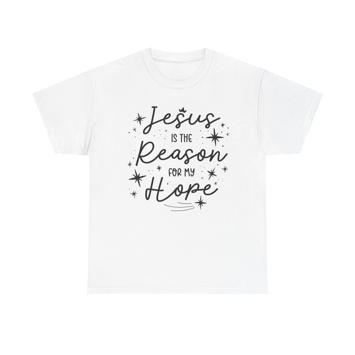 Unisex Heavy Cotton Tee Jesus Esperanza – ropa cristiana para niños