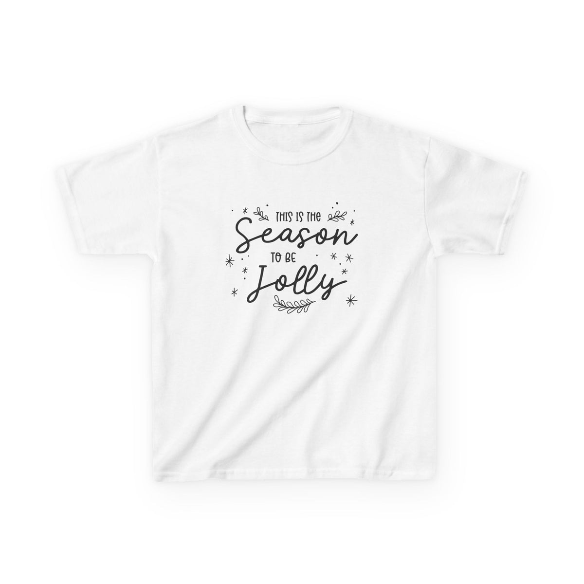 Kids Heavy Cotton™ Tee Temporada de Alegría