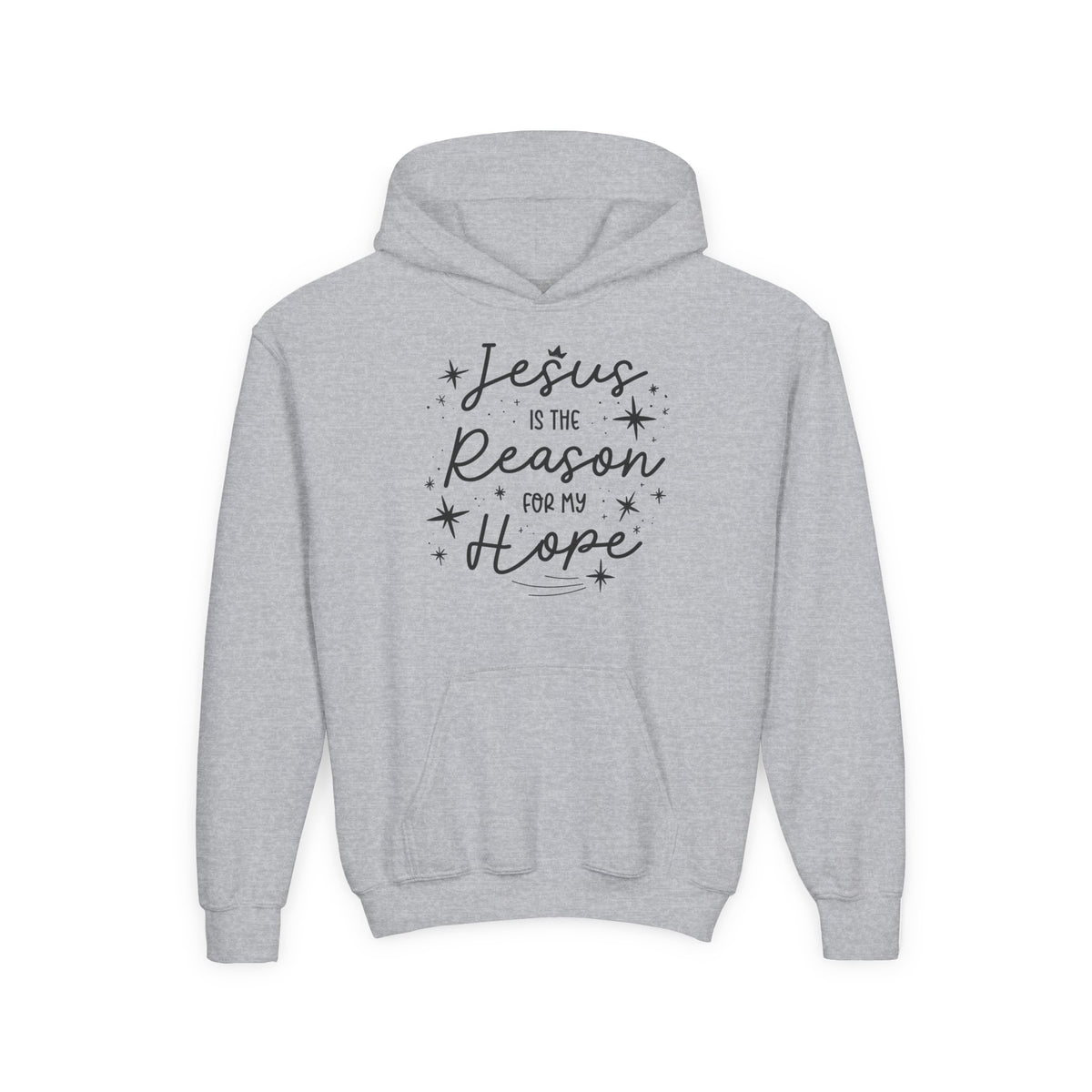 Youth Heavy Blend Hooded Sweatshirt Esperanza – ropa cristiana para niños – foto 5