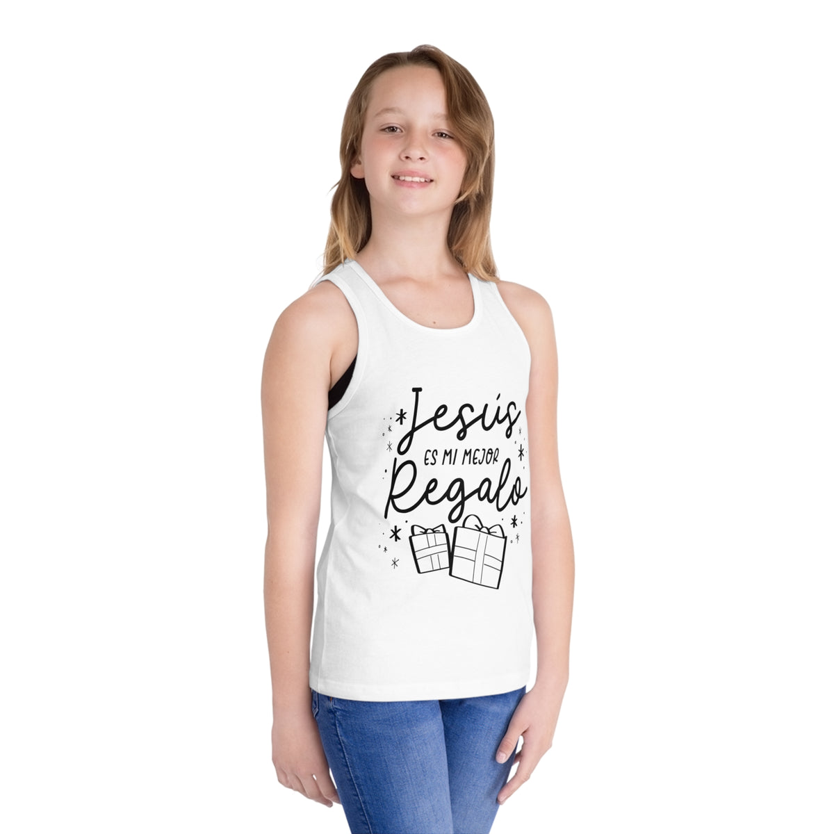 Kid's Jersey Tank Top Jesús mi Regalo