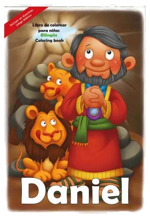 Libro de colorear Gigante - Daniel Personajes de la Biblia / Giants Bible People - Daniel Bible People