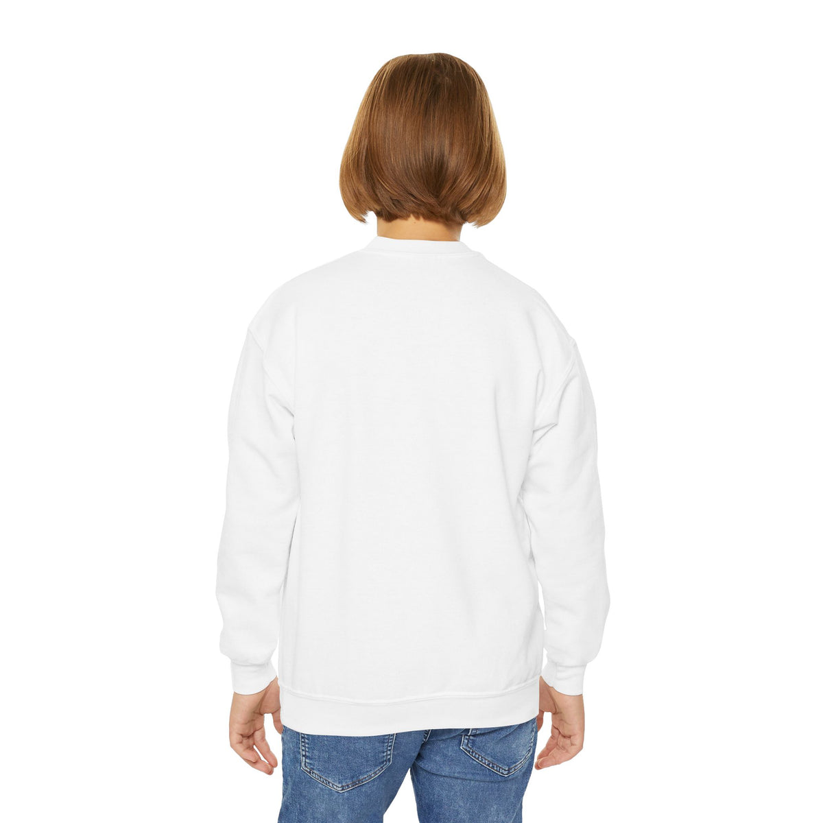 Youth Crewneck Sweatshirt Jesús la Razón – ropa cristiana para niños – foto 6