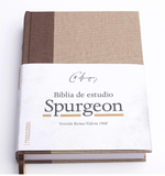 RVR 1960 Biblia de estudio Spurgeon, marrón claro, tela (Spanish Edition)