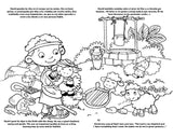 Libro de colorear Gigante - David Personajes de la Biblia / Giants Bible People - David Bible People