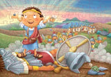David es valiente/ David is brave - Rompecabezas en 3D   (3D puzzle)