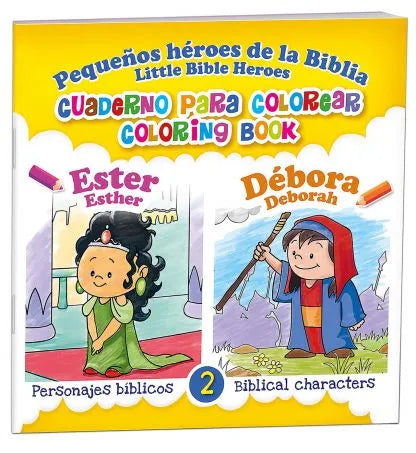 Ester y Debora – Cuaderno para colorear / Coloring book – Esther and Deborah