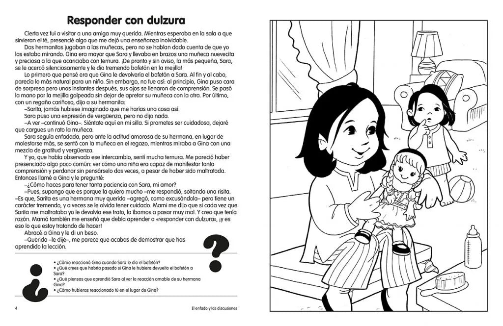 El Enfado y Las Discusiones – Formación en valores / Character building – Anger and arguments – libro cristiano en español – foto 2