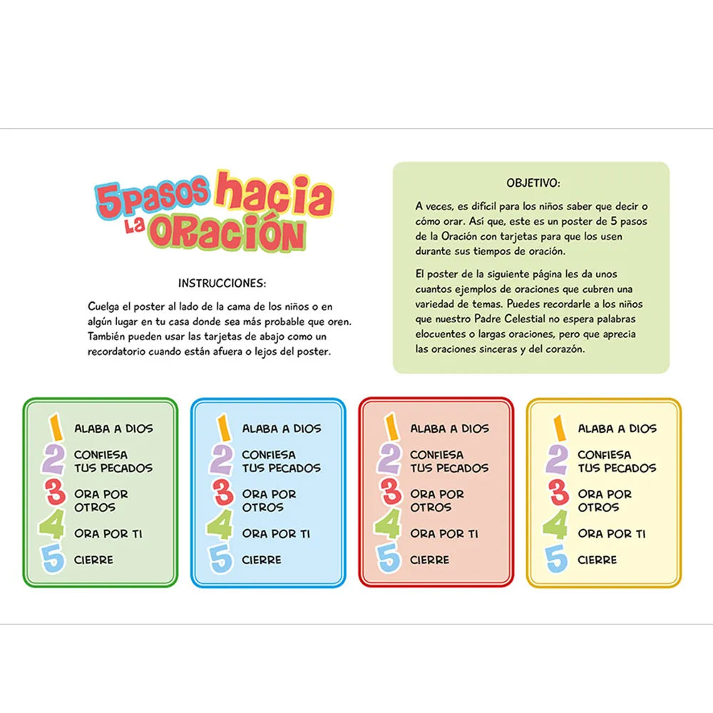Ideas para la oración ( libro de juegos y actividades) – libro cristiano en español – foto 3