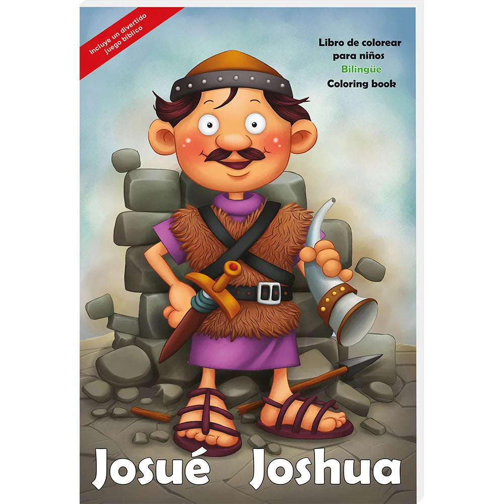 Libro de colorear Gigante - Josué Personajes de la Biblia / Giants Bible People - Joshua Bible People