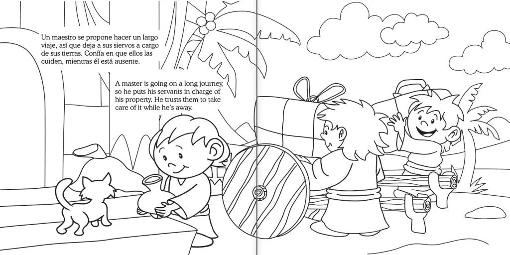 Noé y El siervo fiel – Cuaderno para colorear / Coloring book – Noah and Faithful sevant – foto 2
