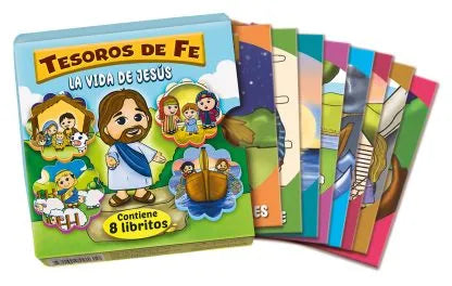 Tesoros de la Fe - Cajita con 8 minilibros