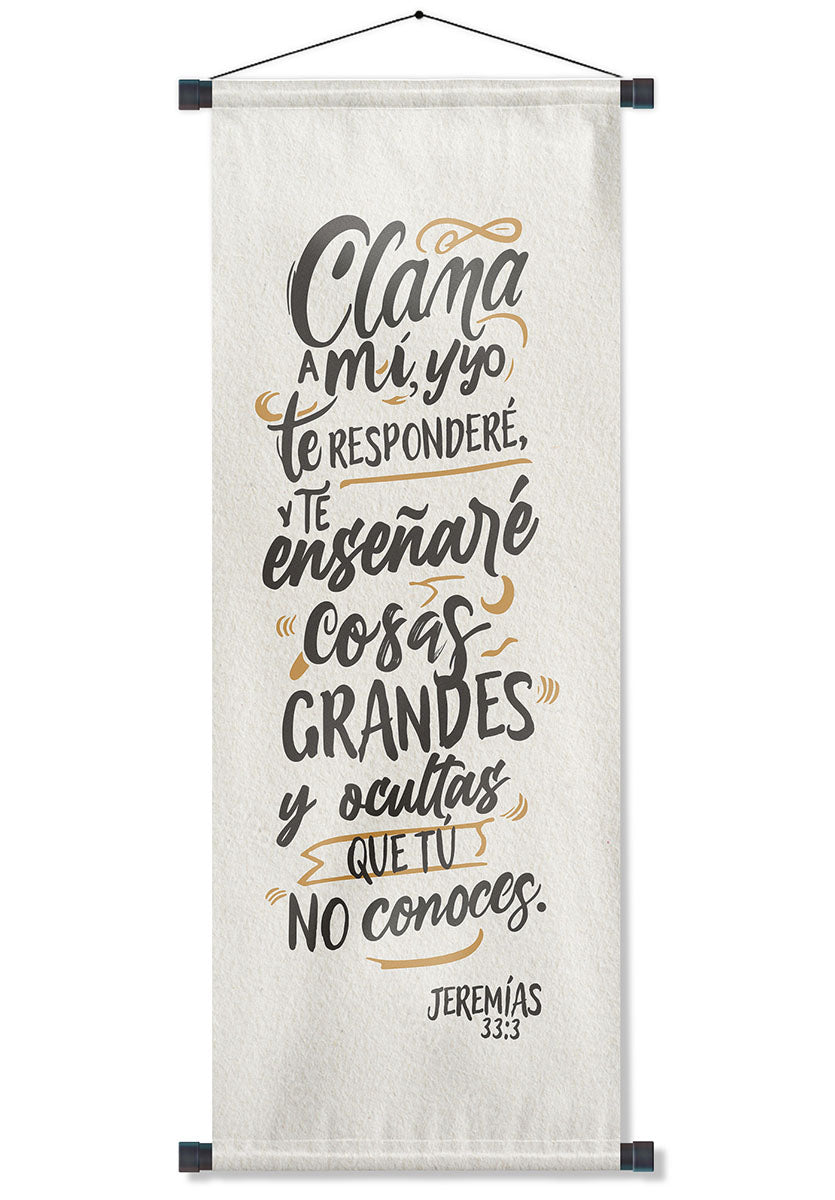 BANNER Jeremías 33:3