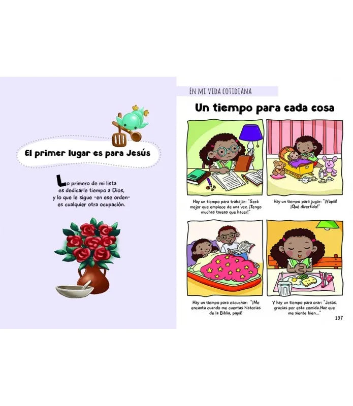 La Biblia formando valores