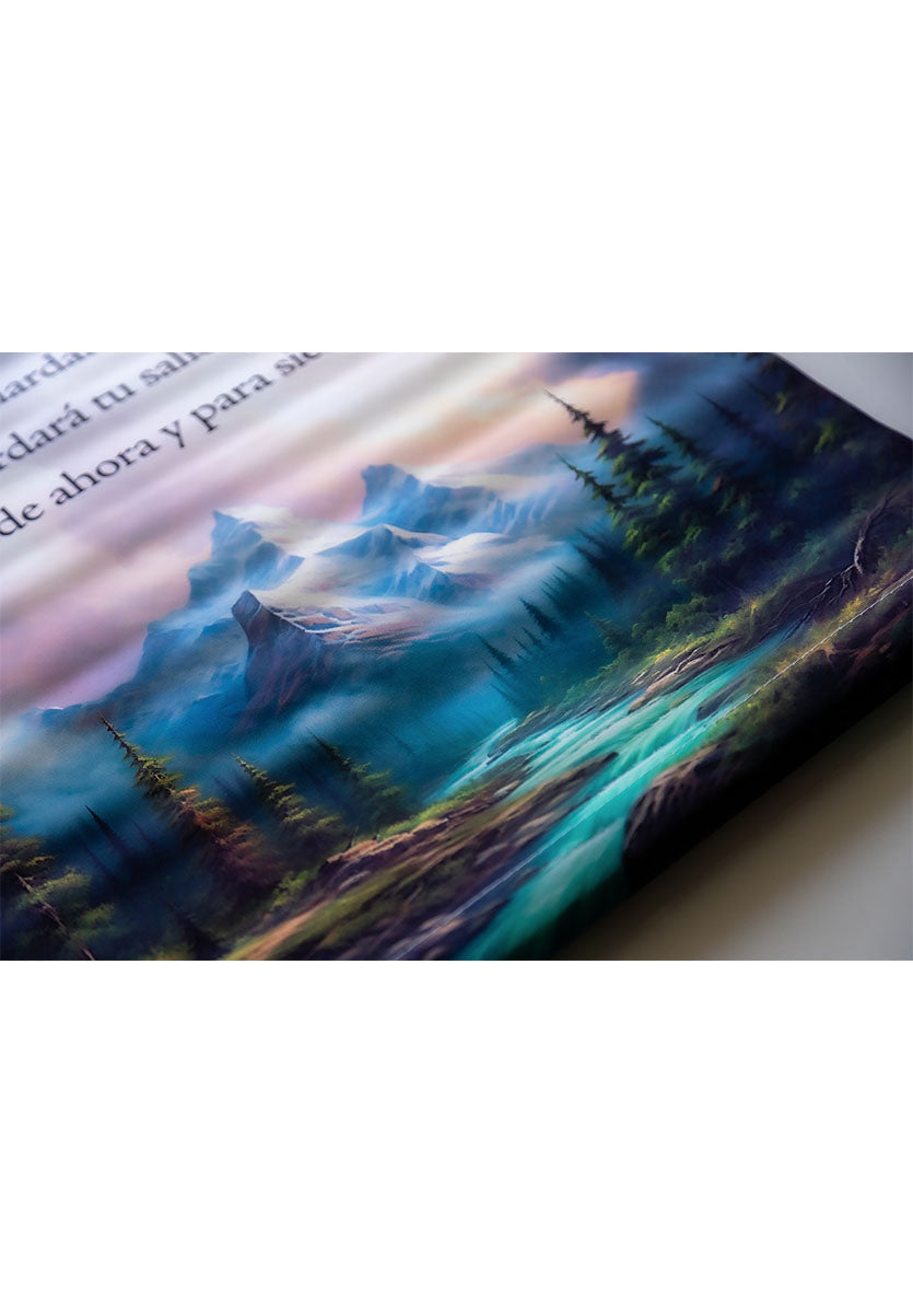 Banner cristiano Salmo 121 – versículo bíblico en español, 40 x 100 cm – foto 4