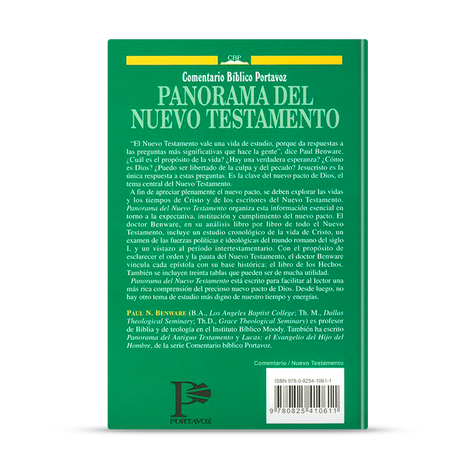 Panorama del Nuevo Testamento – Paul N, Benware – libro cristiano en español – foto 2
