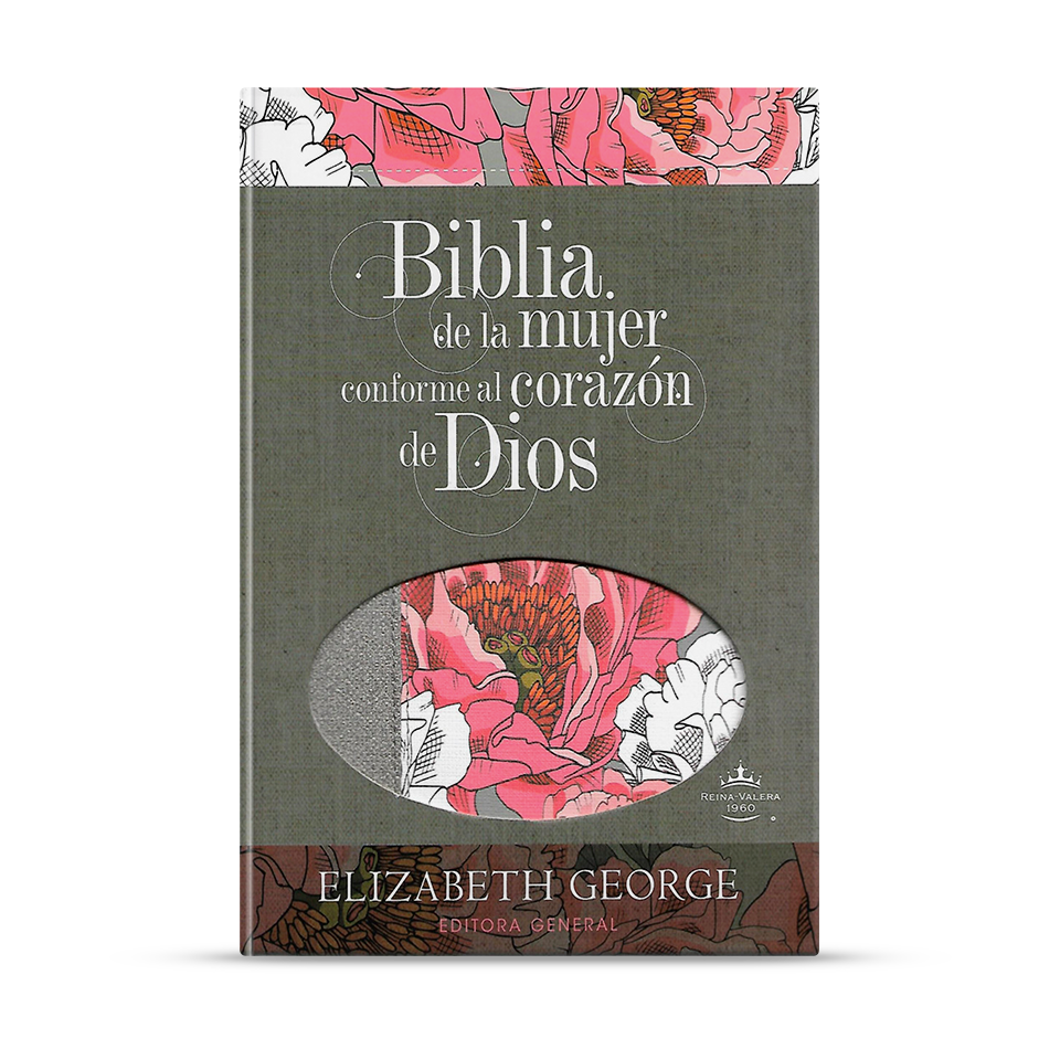 Biblia de la mujer conforme al corazón de Dios RVR60 - Edición Peonía