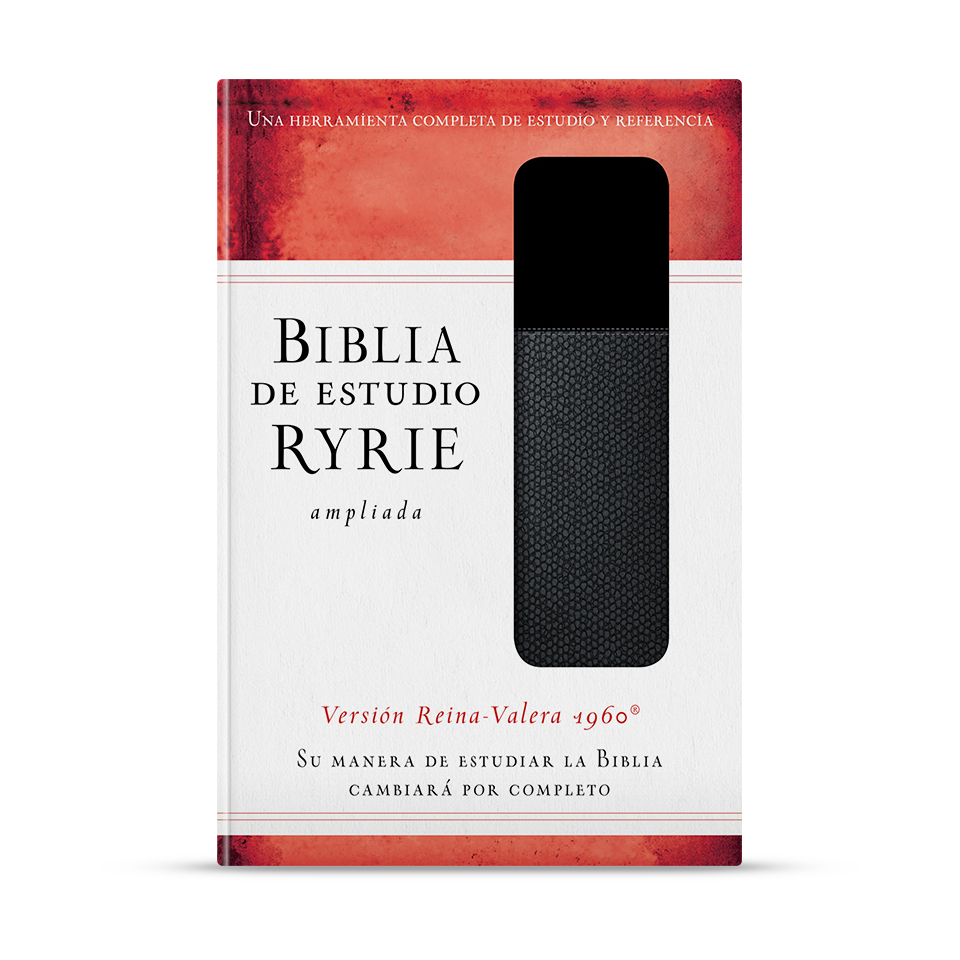 Biblia de Estudio Ryrie ampliada RVR60 (Duotono Negro)