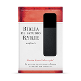 Biblia de Estudio Ryrie ampliada RVR60 (Duotono Negro)