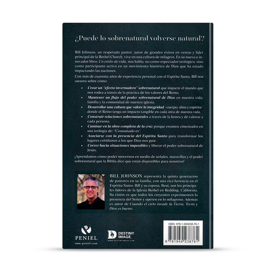 Un estilo de vida – Bill Johnson – libro cristiano en español – foto 2