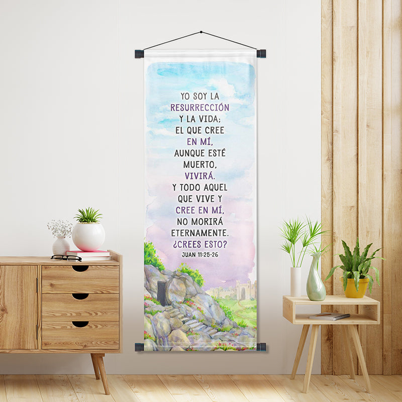 BANNER Juan 11:25-26